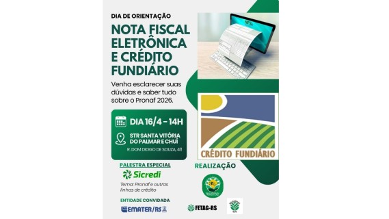 Dia de Orientação Nota Fiscal Eletrônica e Crédito Fundiário