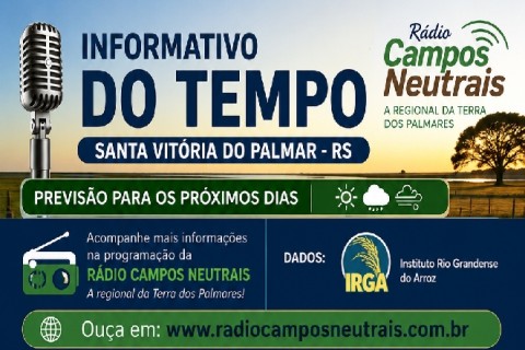 Informativo Meteorológico: