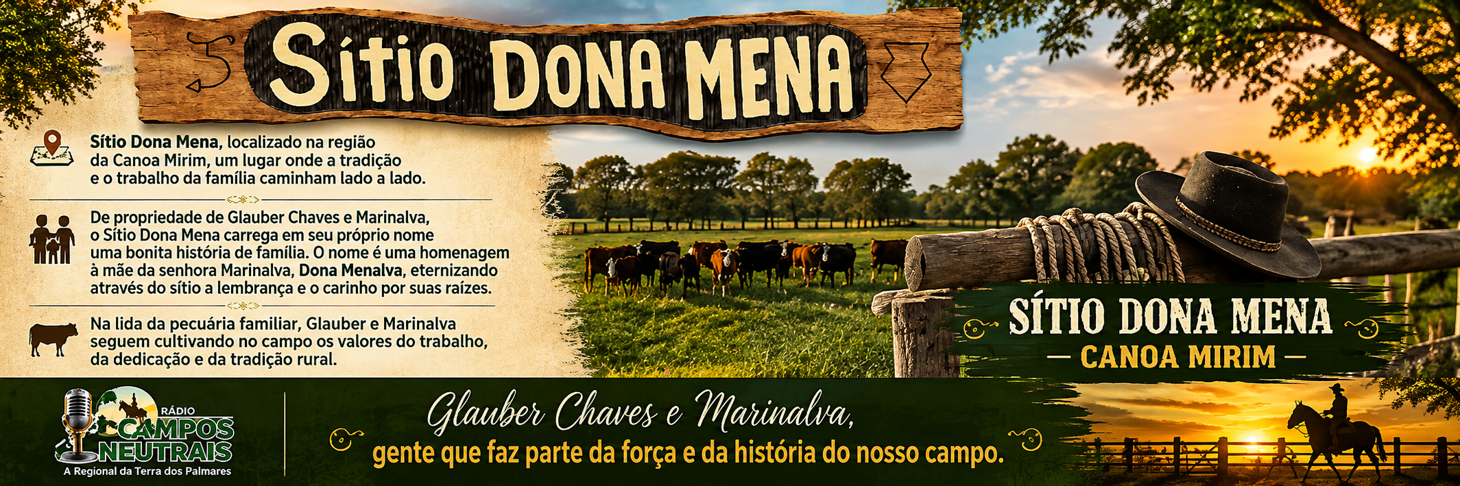 Sitio Dona Mena de Glauber Chaves e Marinalva