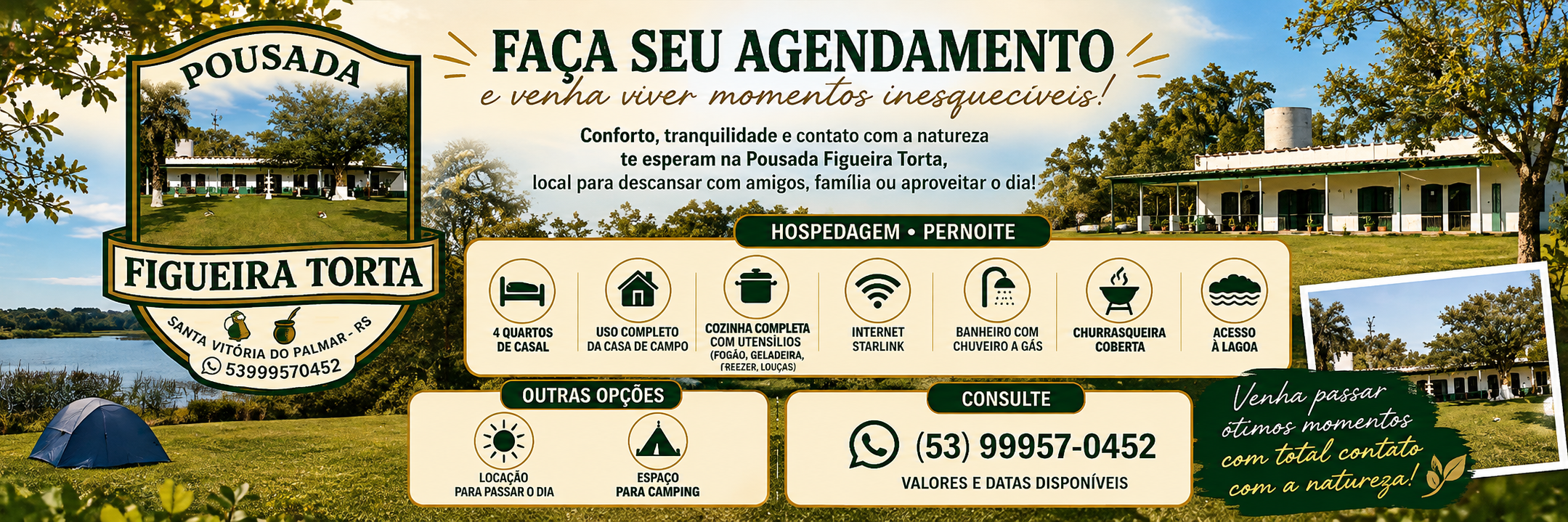 Central de Reservas Pousada Figueira Torta